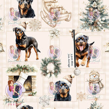 Load image into Gallery viewer, CHRISTMAS Pre-Order: Rottweiler Winter Wonderland
