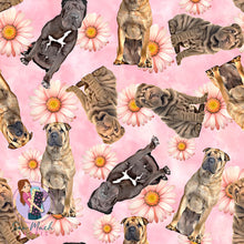 Load image into Gallery viewer, Shar Pei FLORAL | Woven | Retail | Average Scale
