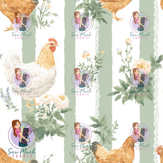 Unlimited Pre-Order: Chicken Floral Stripes