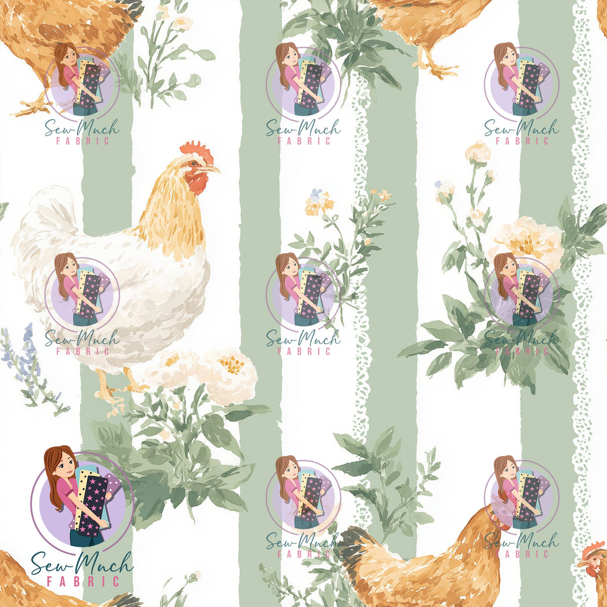 Chicken Stripes | Woven | Retail | Average Scale