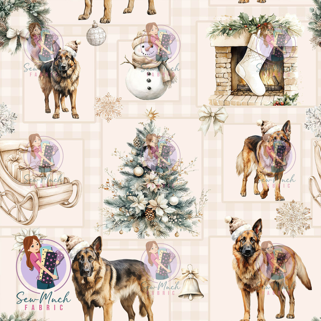CHRISTMAS Pre-Order: German Shepherd Winter Wonderland