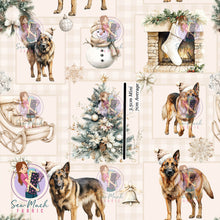 Load image into Gallery viewer, CHRISTMAS Pre-Order: German Shepherd Winter Wonderland
