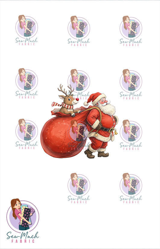 Christmas: Santa Sack | PANEL | Retail | Cotton Woven
