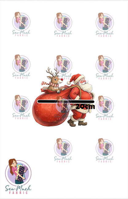 Christmas: Santa Sack | PANEL | Retail | Cotton Woven