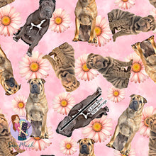 Load image into Gallery viewer, Shar Pei FLORAL | Woven | Retail | Average Scale
