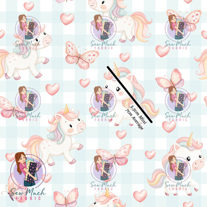 JULY Pre-Order (1): Unicorn Blue Gingham