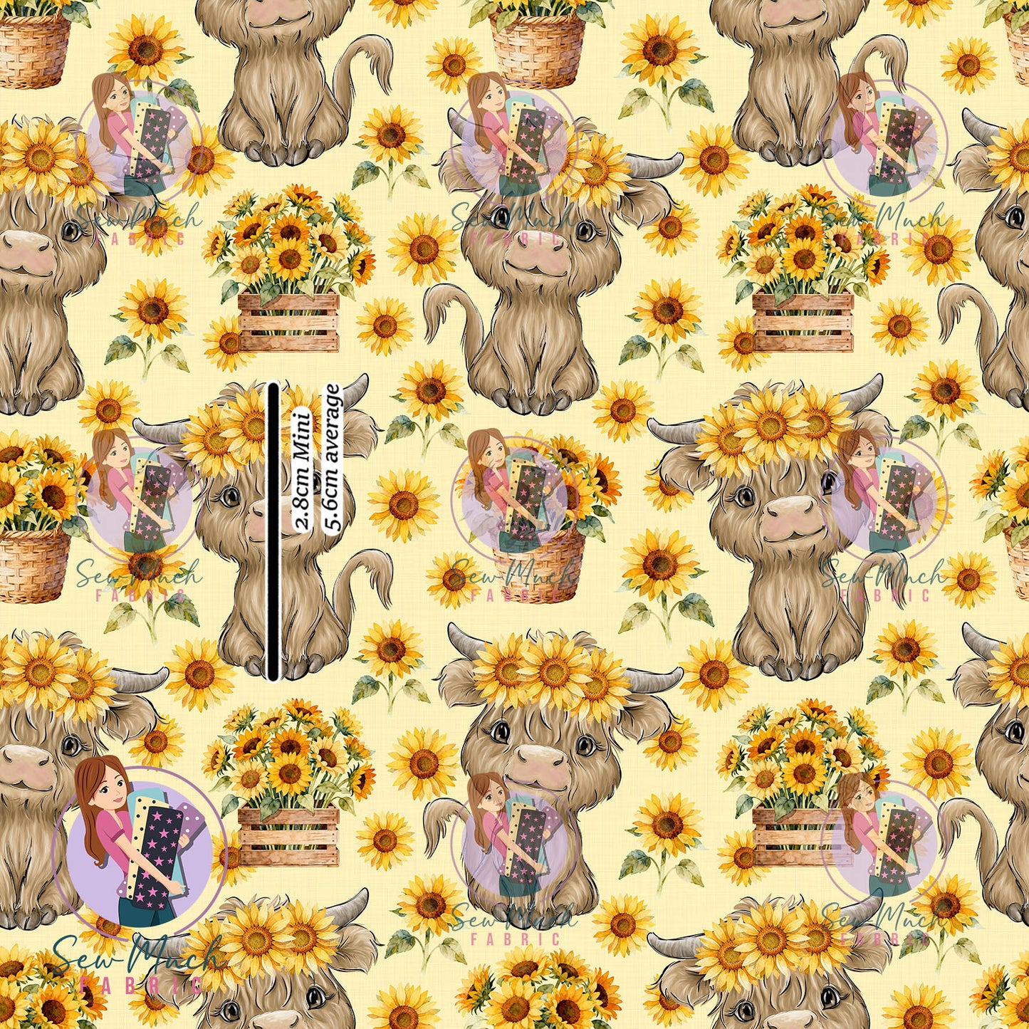 AUGUST Pre-Order (2): Highland Cow Sunflower