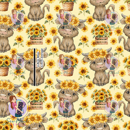 AUGUST Pre-Order (2): Highland Cow Sunflower