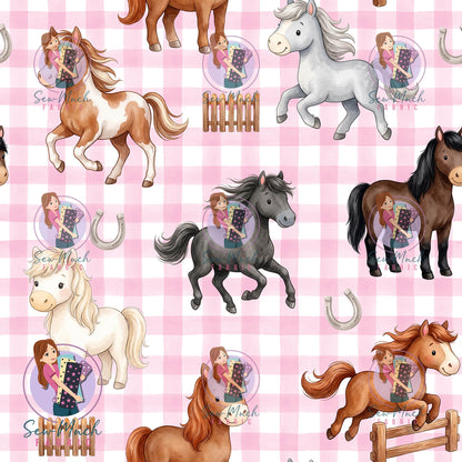 OCTOBER Pre-Order (2): Horses Pink