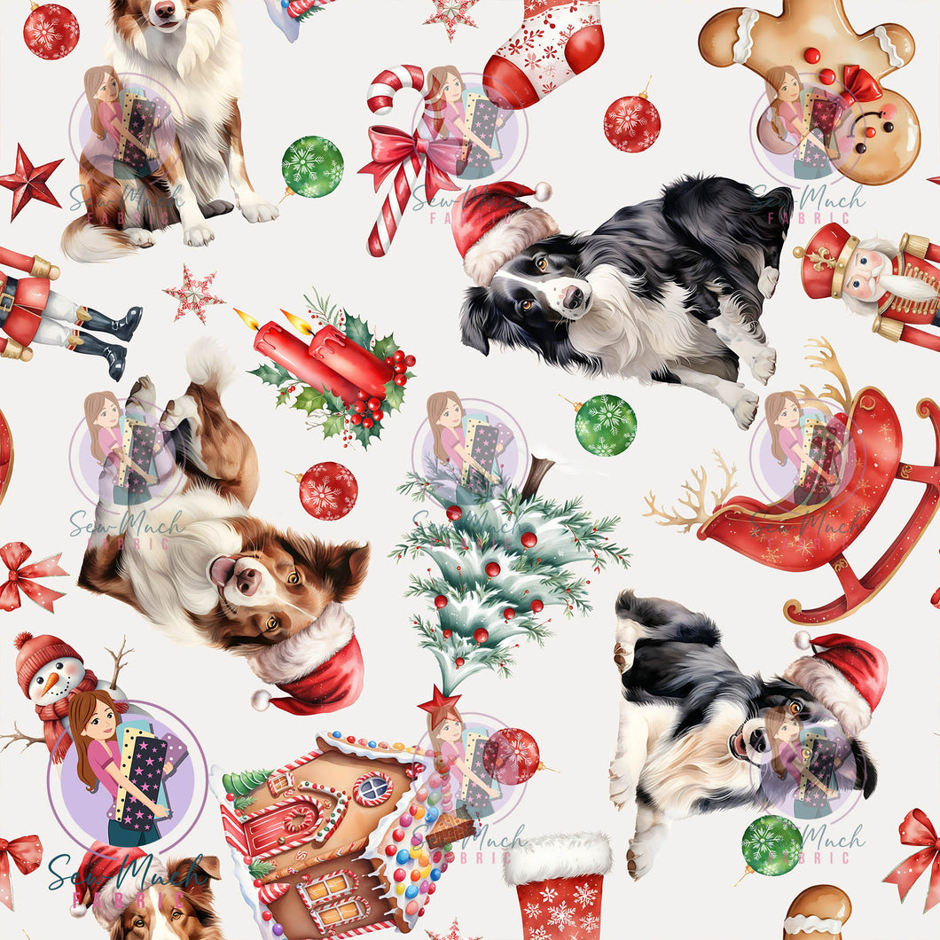 Christmas: Border Collie | Woven | Retail | Average Scale