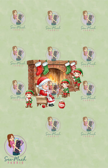 CHRISTMAS Pre-Order: Mrs Claus Green PANEL