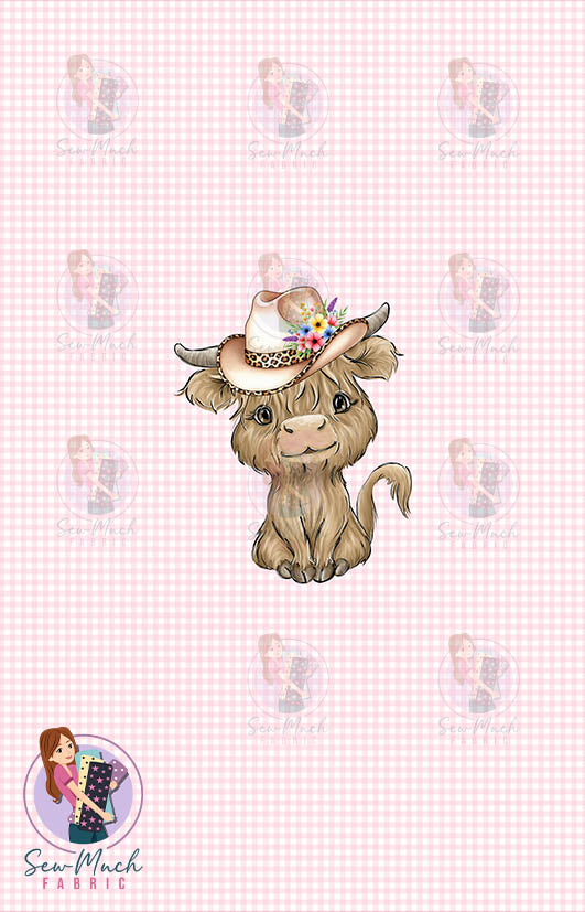 AUGUST Pre-Order (2): Highland Cow Heart PANEL