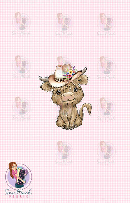 AUGUST Pre-Order (2): Highland Cow Heart PANEL