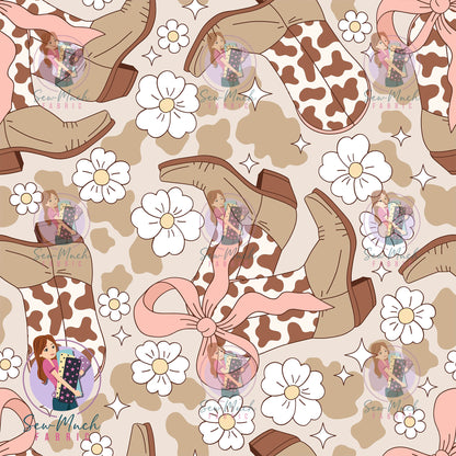 Unlimited Pre-Order: Cowgirl Boots Floral