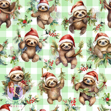 Load image into Gallery viewer, Christmas Sloths | Canvas | Retail | MINI Scale
