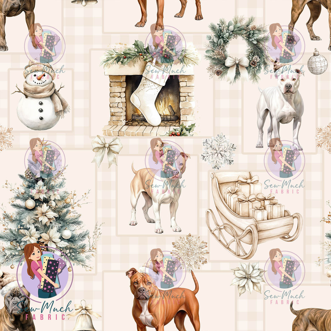 CHRISTMAS Pre-Order: Staffordshire Bull Terrier Winter Wonderland