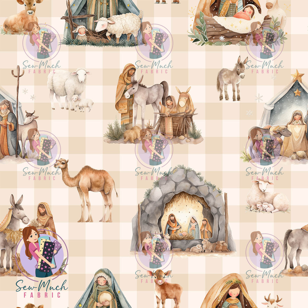 CHRISTMAS Pre-Order:  Beige Nativity