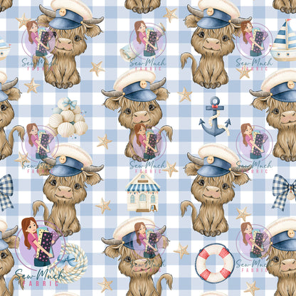 SEPTEMBER Pre-Order (1): Highland Cow Sailor
