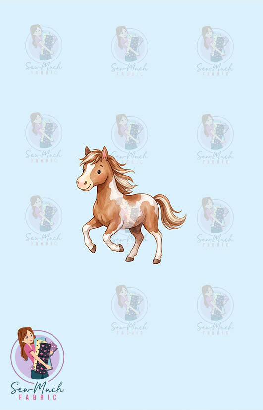 OCTOBER Pre-Order (2): Horses Blue 'PANEL'