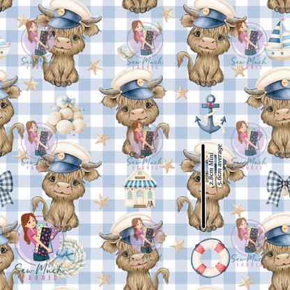 SEPTEMBER Pre-Order (1): Highland Cow Sailor