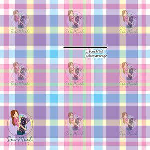 Purple Plaid | Woven | Retail | MINI Scale