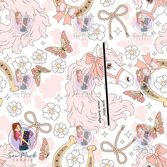 Pink Horses | Woven | Retail | Average Scale