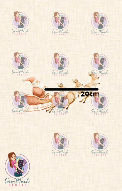 CHRISTMAS Pre-Order: Roo-dolph's Christmas Run Beige PANEL