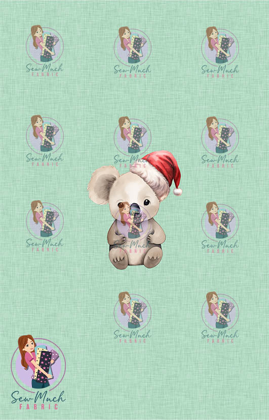 CHRISTMAS Pre-Order: Australian Animals Green PANEL