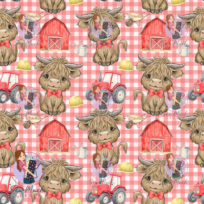 AUGUST Pre-Order (2): Highland Cow Red Tractor