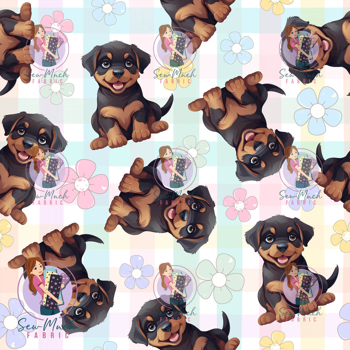SEPTEMBER Pre-Order (2): Rottweiler Floral