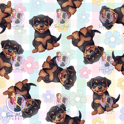 SEPTEMBER Pre-Order (2): Rottweiler Floral