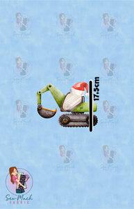 Christmas: Tractor | Panel | Retail | Cotton Knit