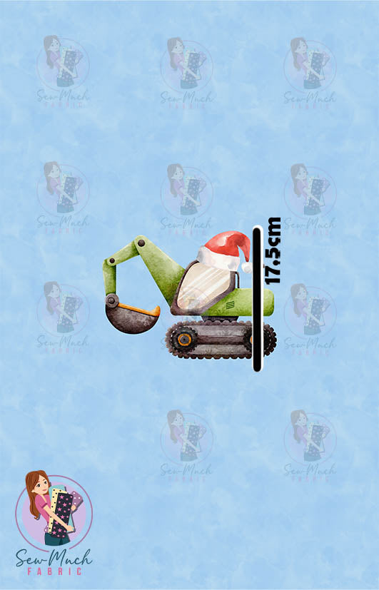 Christmas: Tractor | Panel | Retail | Cotton Knit