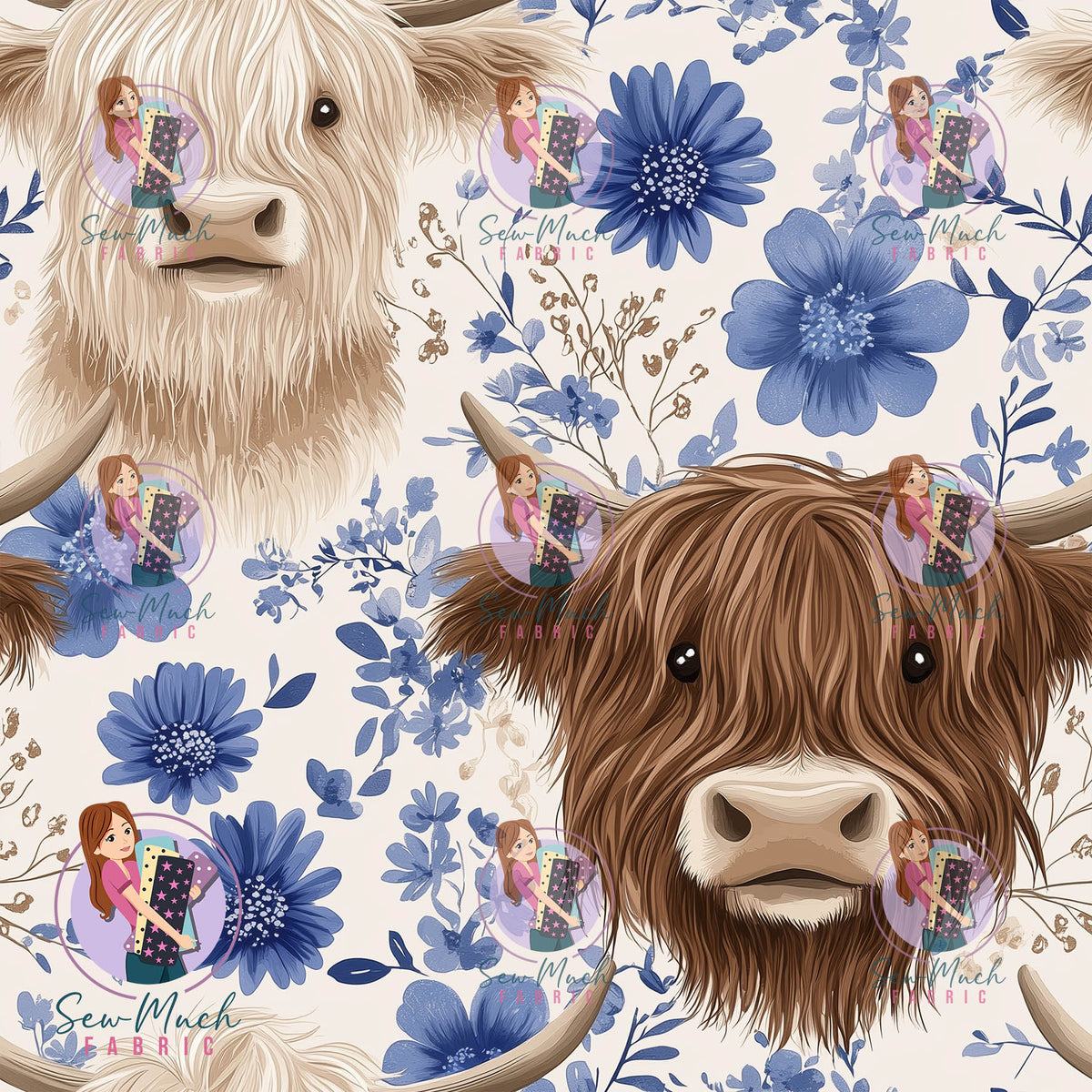 OCTOBER Pre-Order (2): Highland Blue Floral