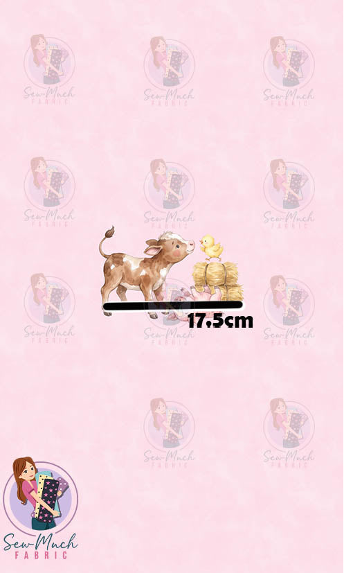 OCTOBER Pre-Order (1): Farm Friends Pink 'PANEL'