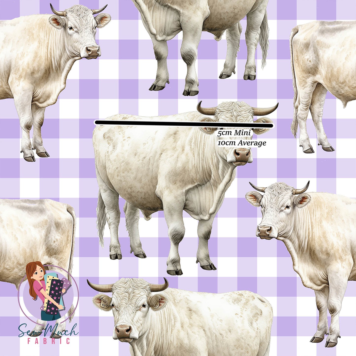 Unlimited Pre-Order: Charolais Purple Gingham