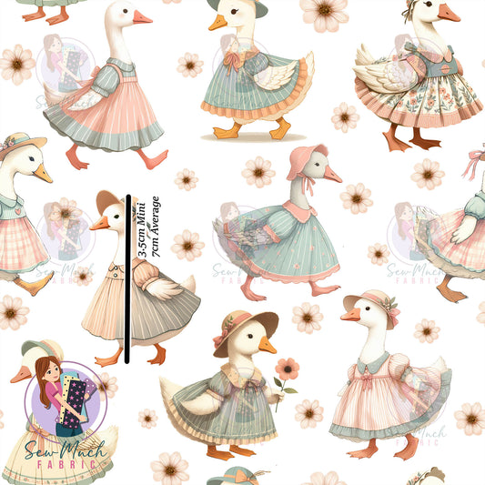 Floral Goose | Woven | Retail | MINI Scale