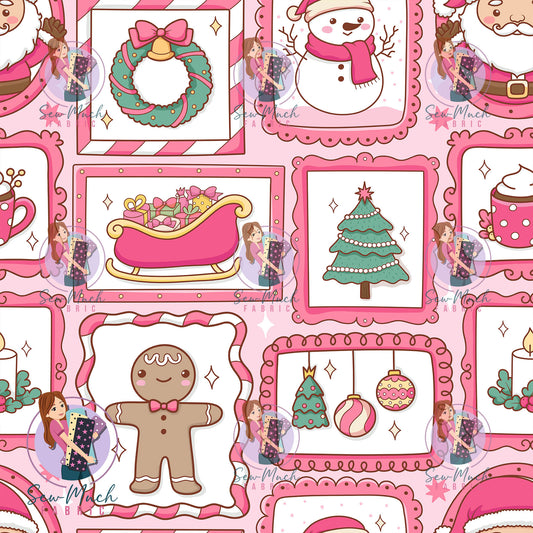 CHRISTMAS Pre-Order: Christmas Stamps Pink