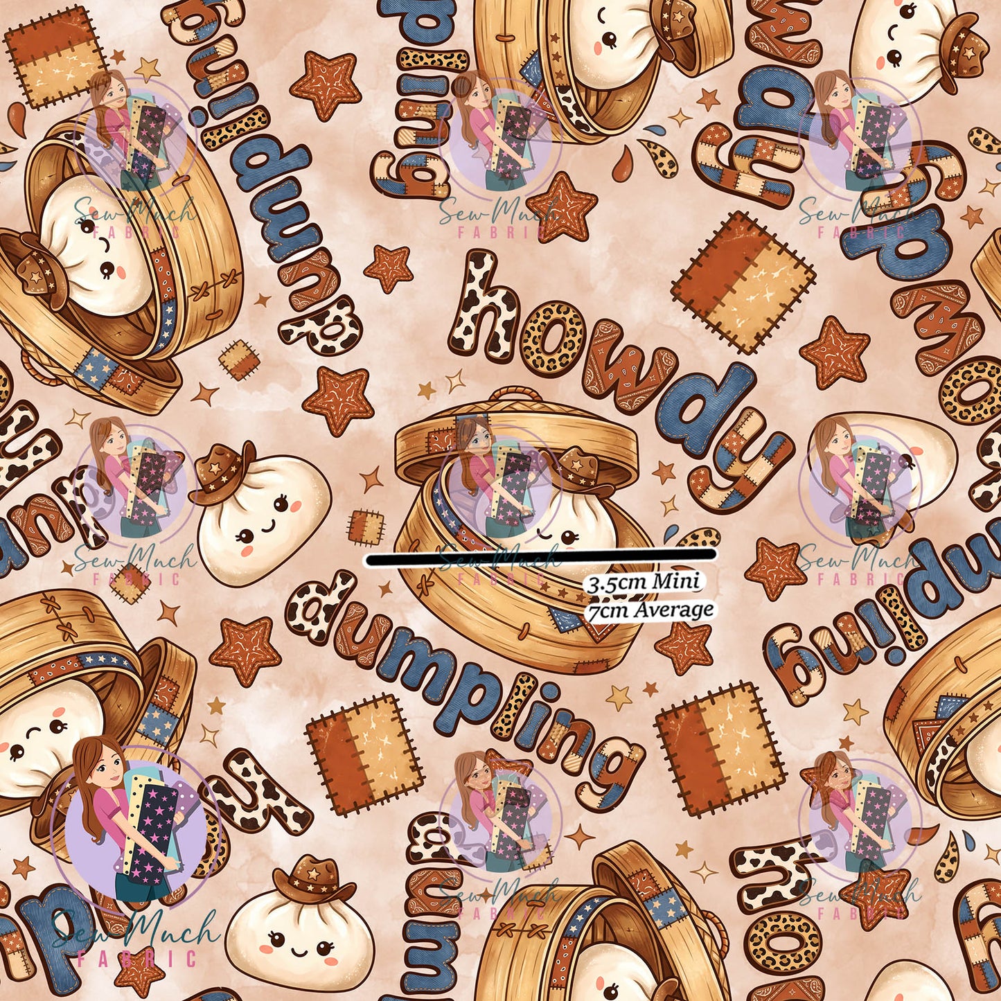Howdy Dumpling | Woven | Retail | MINI Scale