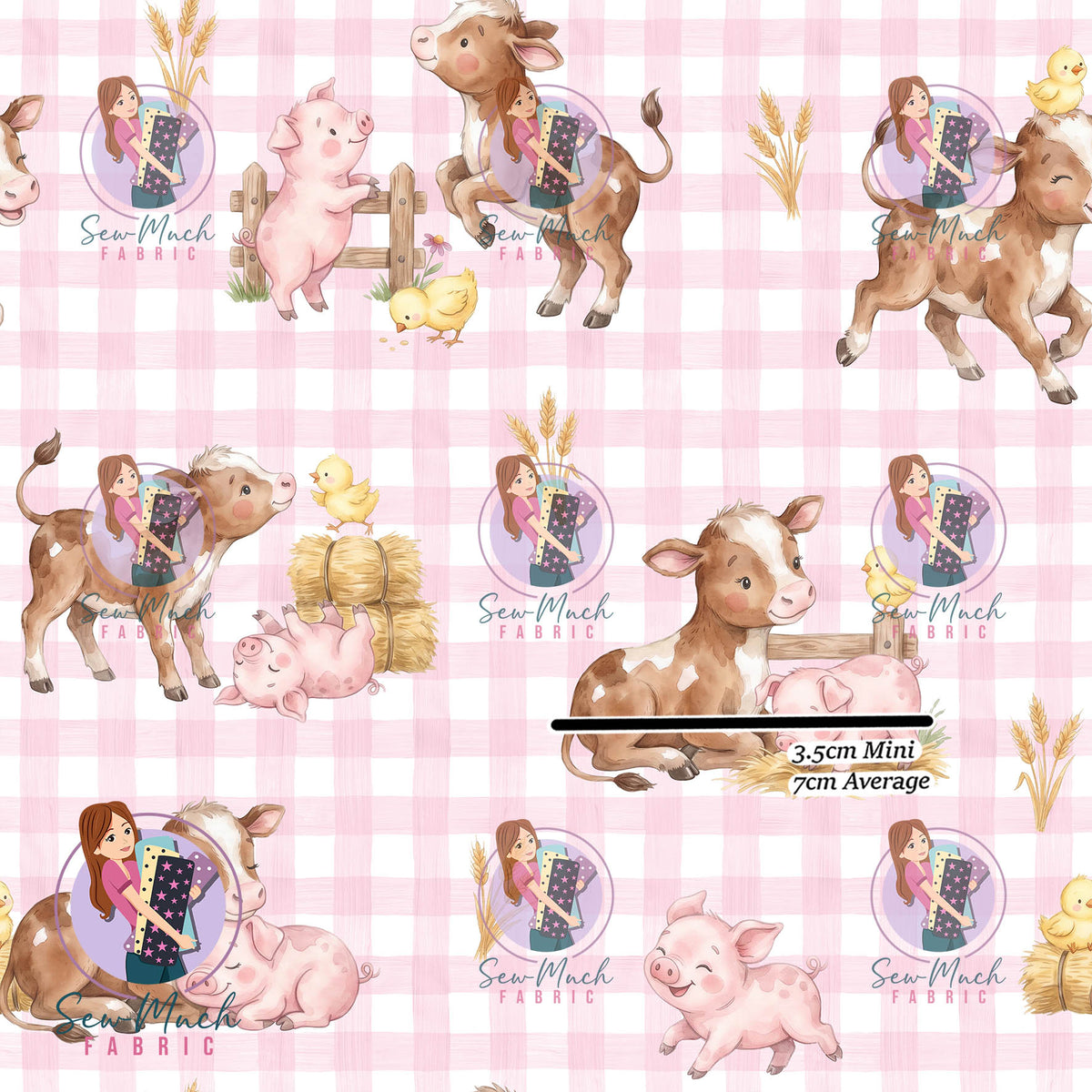 OCTOBER Pre-Order (1): Farm Friends Pink