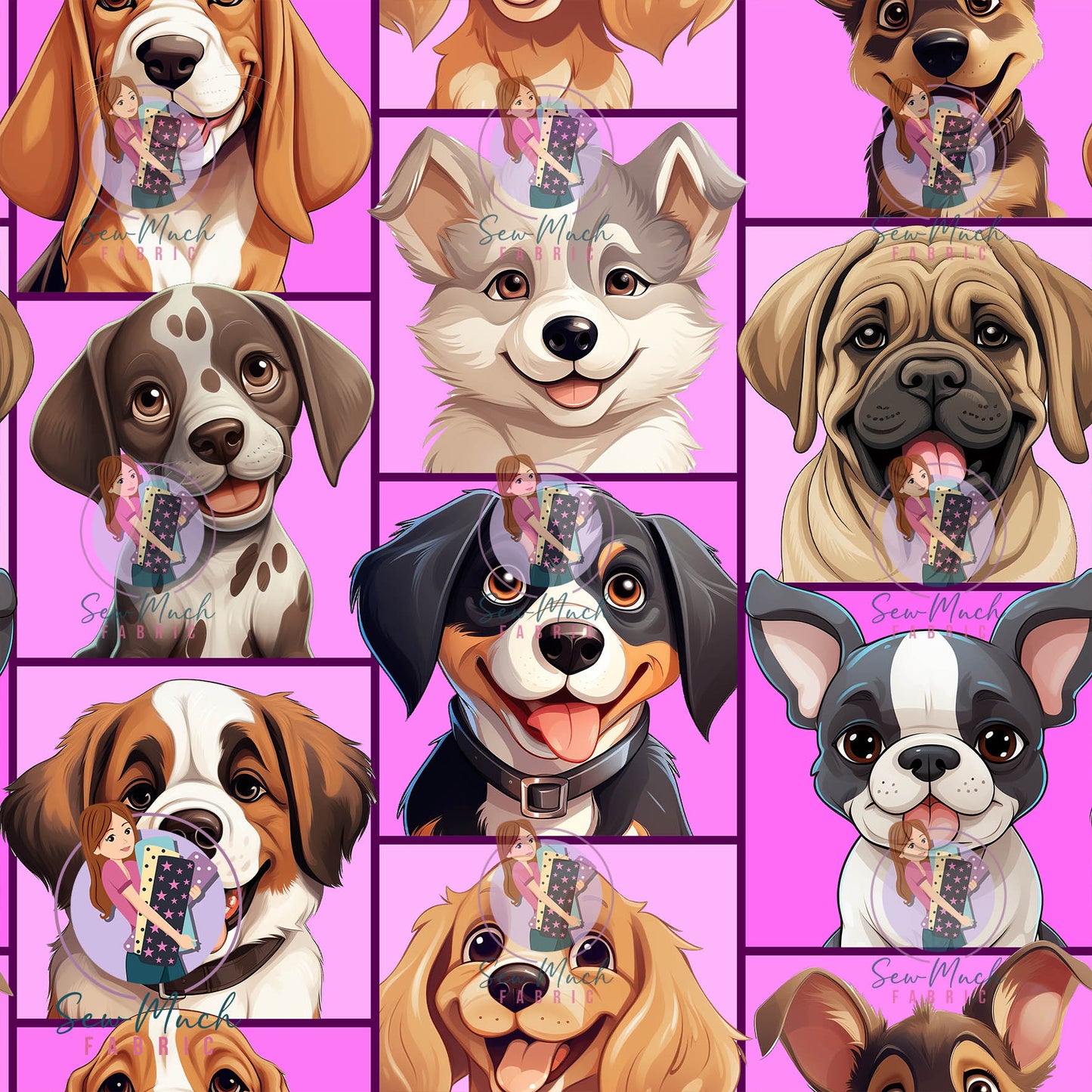 AUGUST Pre-Order (1): Mix Dogs Pink
