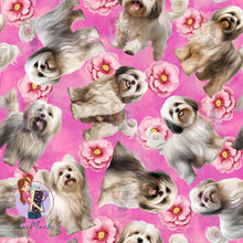 Load image into Gallery viewer, Lhasa Apso Floral | Woven | Retail | Average Scale
