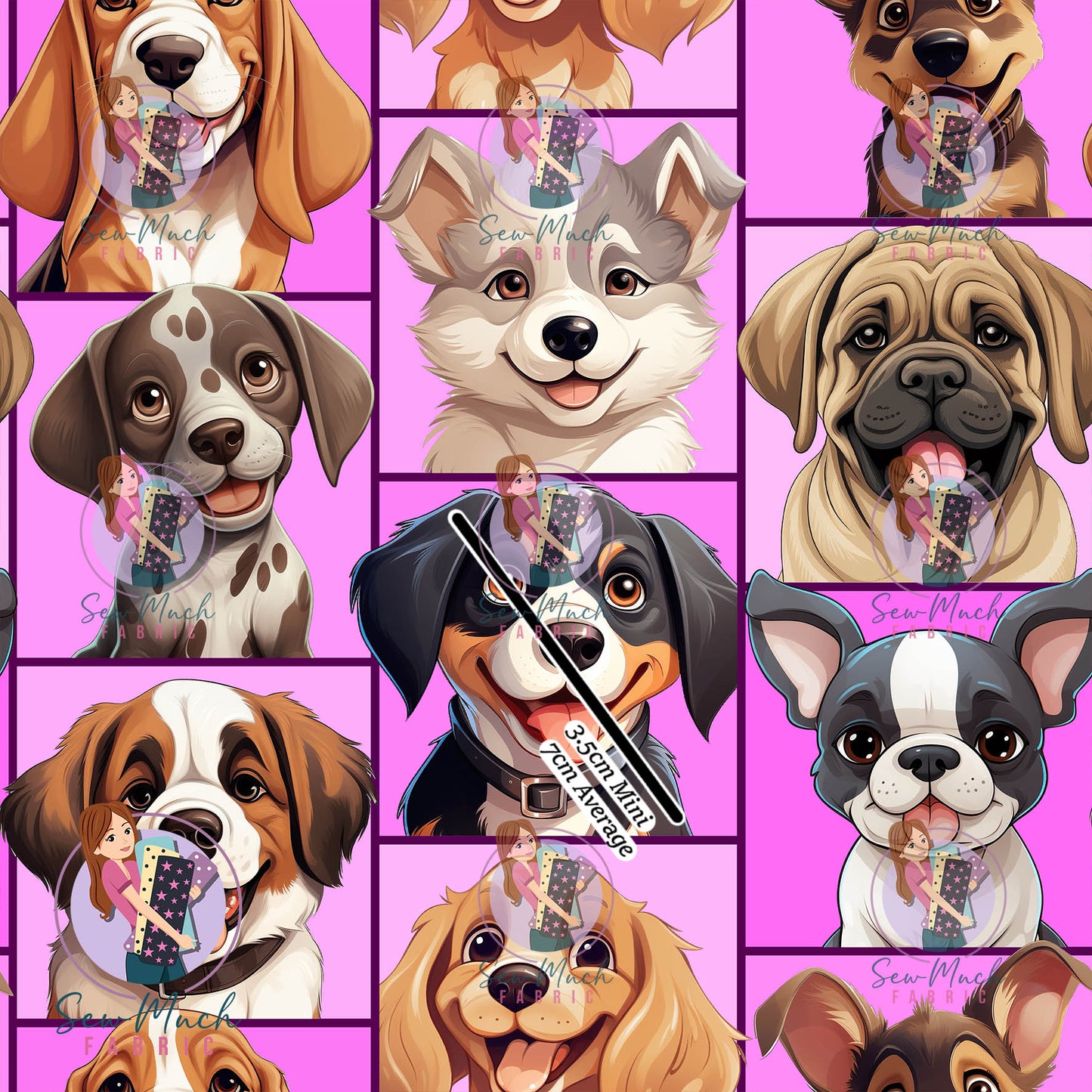 AUGUST Pre-Order (1): Mix Dogs Pink