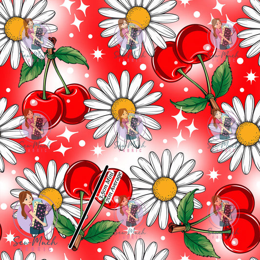 Cherries & Daisies | Canvas | Retail | Average Scale