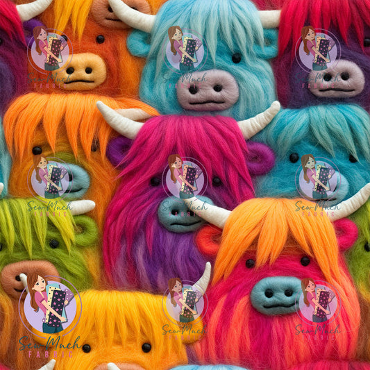 Unlimited Pre-Order: Colourful Highland Cows