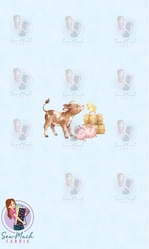 OCTOBER Pre-Order (1): Farm Friends Blue 'PANEL'