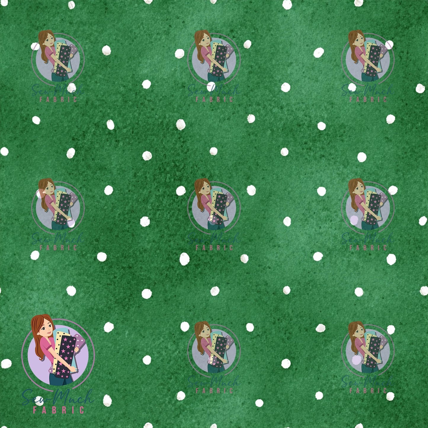 CHRISTMAS Pre-Order: Christmas Green Polka