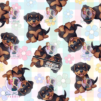 SEPTEMBER Pre-Order (2): Rottweiler Floral