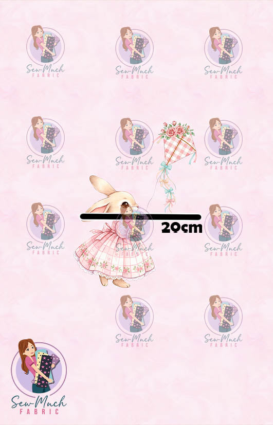 Adorable Bunny | Panel | Retail | Cotton Knit