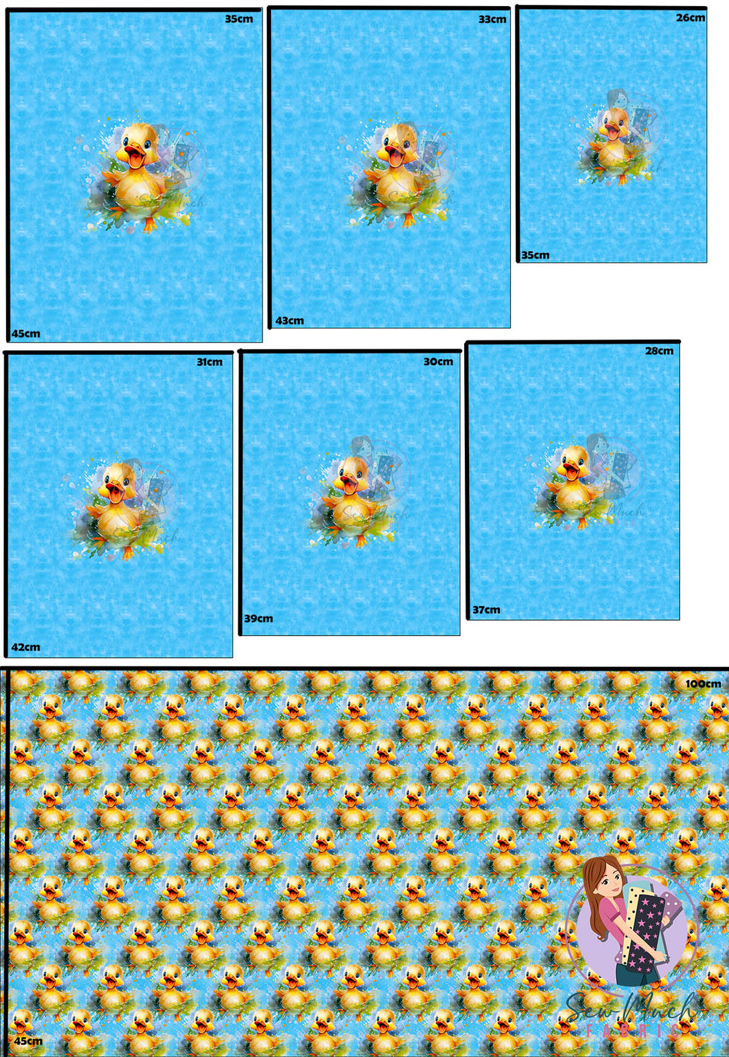 APRIL Pre-Order (2): Ducks 'PANEL FOR ROMPERS'